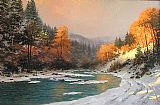 Autumn Snow by Thomas Kinkade